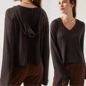 ATHLETA Hoodie Harmony Pose Fall 2022 Sweatshirt Mahogany Brown